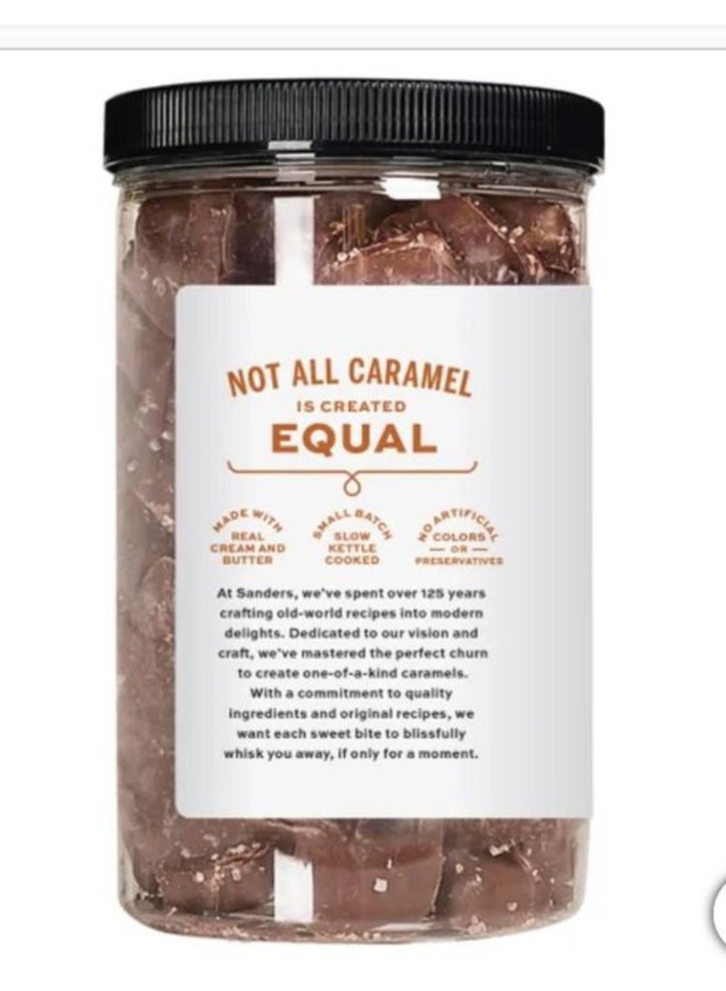 Sanders Share this product SANDERS Original Milk Chocolate Sea Salt Caramels Tub 1.02 KG - Image 2
